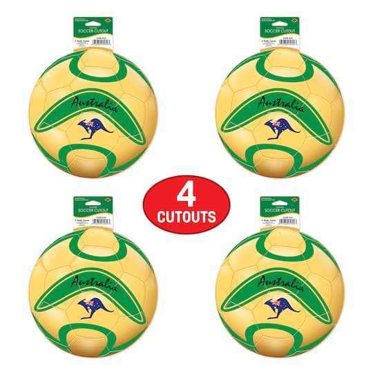 Beistle 10" Soccer Ball Cutouts